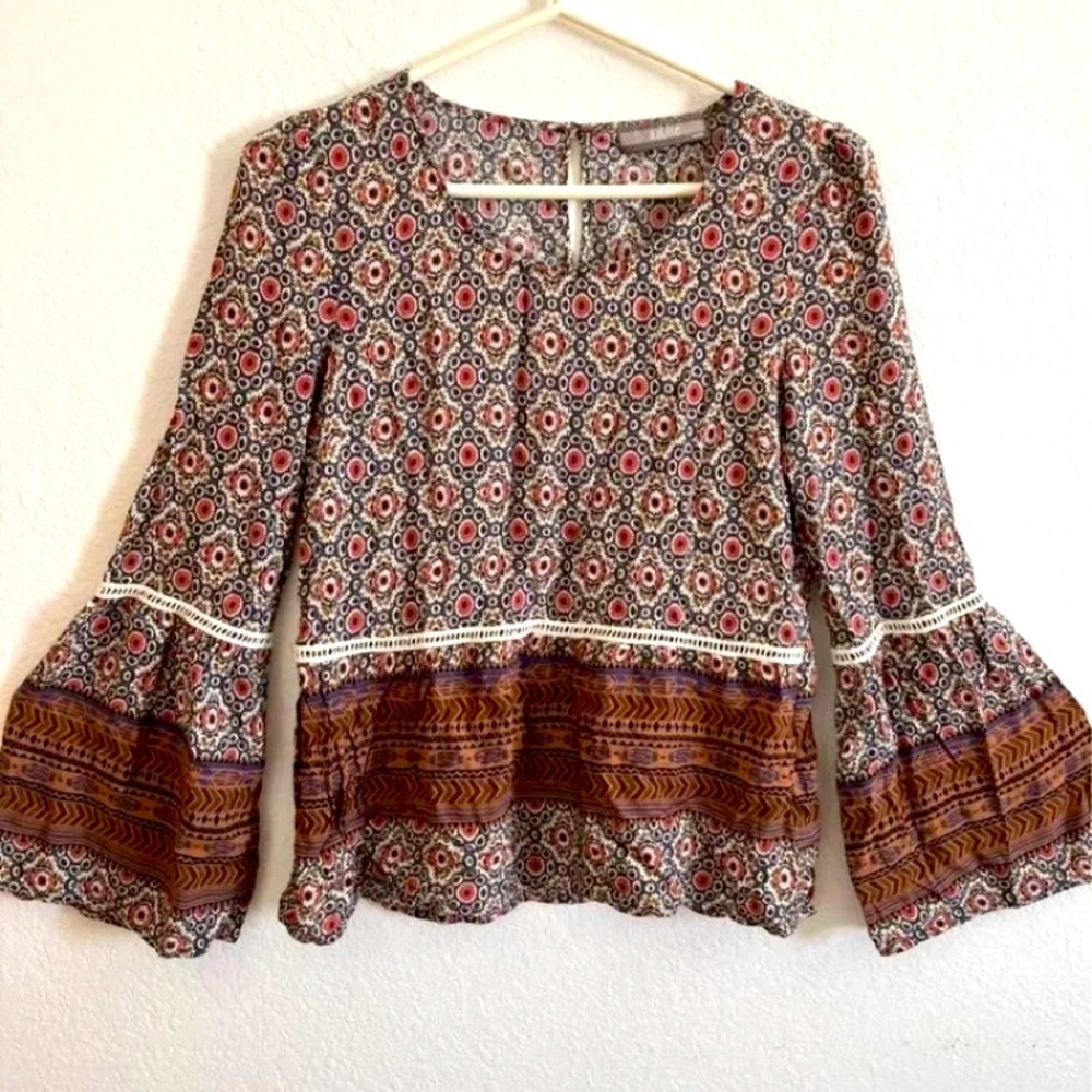 Addie Boho Hippie Cottagecore Top